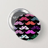 Retro lustiges Girly Button (Vorne & Hinten)
