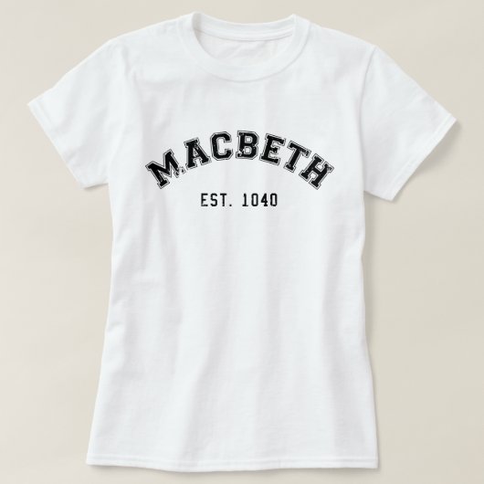 Retro Macbeth T-Shirt (Design vorne)