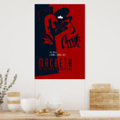 Retro Macbeth William Shakespeare Poster (Küche)