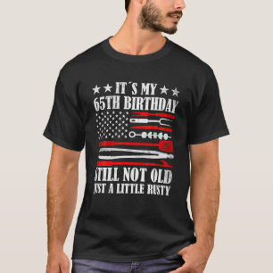 Retro macht 65 Jahre alte Vintage US-Flagge Männer T-Shirt