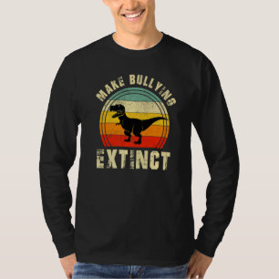 Retro macht das ausgestorbene Dinosaurier Rex wie T-Shirt