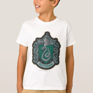 Retro mächtiges Slytherin Wappen Harry Potter T-Shirt