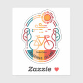 Retro Mackinac Insel Ristorante da Enzo Aufkleber (Blatt)