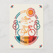 Retro Mackinac Insel Ristorante da Enzo Postkarte (Vorderseite)