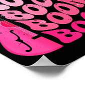 Retro Mädchen Boone Groovy Blume Vorname D 80er Poster (Ecke)