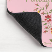 Retro-Mädchen-Mauspad Mousepad (Ecke)