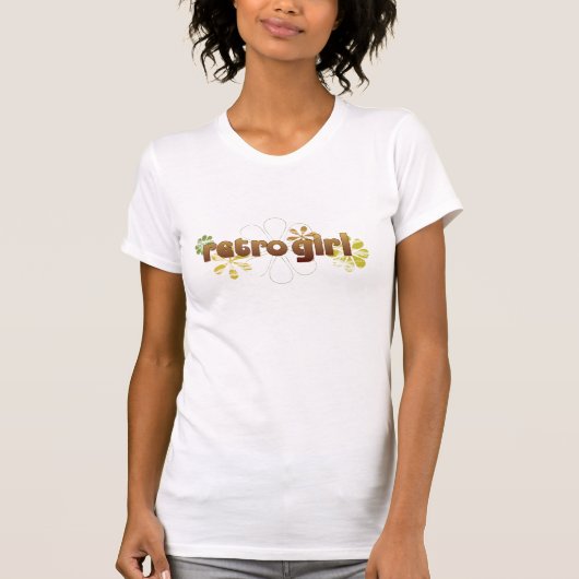 Retro Mädchen T-Shirt (Vorderseite)