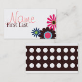 Retro Mädchen-Telefonkarte Telefonnummerkarte (Vorne/Hinten)