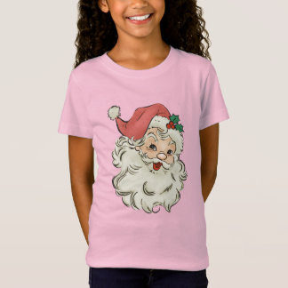 Retro-Mädchen Weihnachten T-Shirt