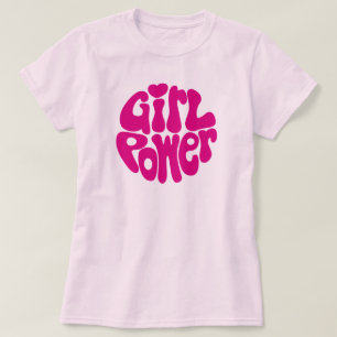 Retro-Mädchenpower im Vintage-Stil T-Shirt