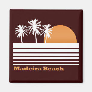 Retro Madeira Beach Magnet