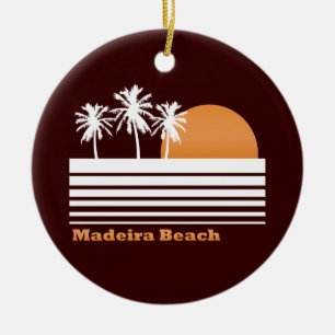 Retro-Madeira-Strand-Ornament Keramikornament