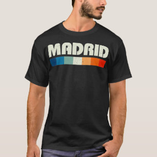 Retro Madrid Spanien 80er Vintag T-Shirt