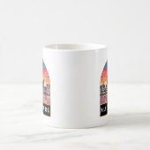 Retro Magdeburg Skyline Kaffeetasse (Mittel)