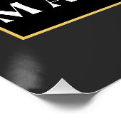 Retro Magdeburg Skyline Poster (Ecke)