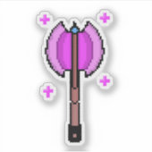 Retro Magical Axe Aufkleber (Vorderseite)