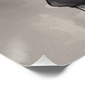 Retro Magical Dress Design - Whimsical Couture AI Poster (Ecke)