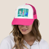 Retro Magical Genie Trucker Hat Truckerkappe (Beispiel)
