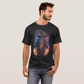 Retro Magical Wizard Fantasy 14 T-Shirt (Vorne ganz)