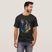 Retro Magical Wizard Fantasy 17 T-Shirt (Vorne ganz)
