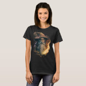 Retro Magical Wizard Fantasy T-Shirt (Vorne ganz)