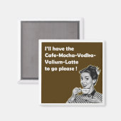 Retro Magnet (Vorderseite/Rückseite)