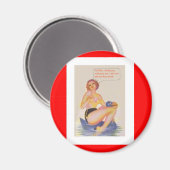 Retro Magnet der 30er (Vorderseite/Rückseite)