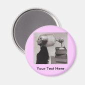 Retro Magnet ~ Hairdo der 1960er (Vorderseite/Rückseite)