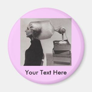 Retro Magnet ~ Sechzigerjahre Frisur