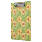 Retro Magnolien-Muster Klemmbrett (Links)