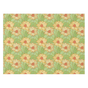 Retro Magnolien-Muster Tischdecke