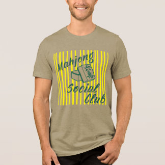 Retro-Mahjong-Social-Club-Spiel-Shirt Tri-Blend Shirt