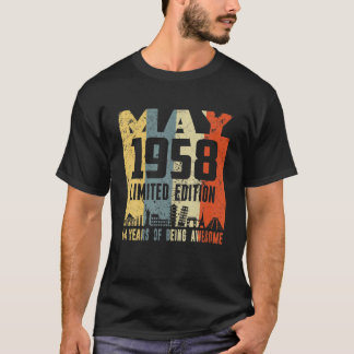 Retro Mai 1958 Funny 64. Geburtstag T-Shirt