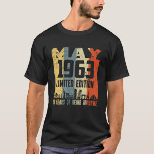 Retro Mai 1963 Funny 59th Birthday T-Shirt