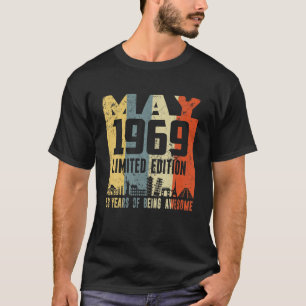 Retro Mai 1969 Funny 53Rd Geburtstag T-Shirt