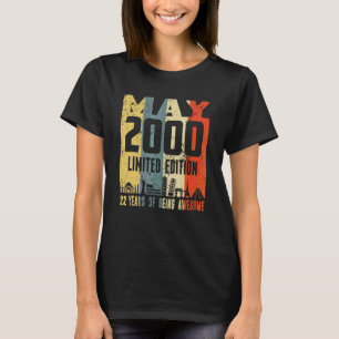 Retro Mai 2000 22. Geburtstag T-Shirt