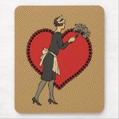 Retro Maid Mousepad (Vorne)