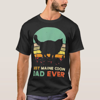 Retro Maine Coon Katzenliebhaber Haustierbesitzer T-Shirt