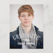 Retro Male | Einladung zur Graduiertengruppe (Vorderseite)