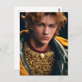 Retro Male Movie Star Postkarte (Vorne/Hinten)