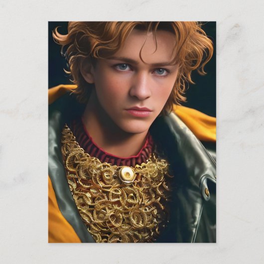 Retro Male Movie Star Postkarte (Vorderseite)