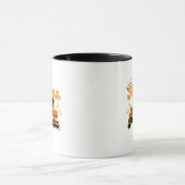 Retro Mama Bär schützt immer Tasse (Zentrum)