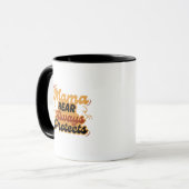 Retro Mama Bär schützt immer Tasse (Vorderseite Links)