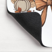 Retro Mama Coquette Bow Herbst Erntedank Mousepad (Ecke)