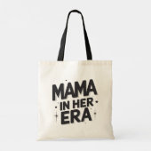 Retro Mama in ihrer Ära Groovy-Tragetasche Tragetasche (Rückseite)