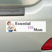 Retro-Mama - Mama von Öl Autoaufkleber (Auf Auto)