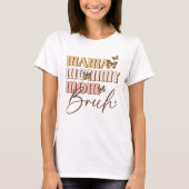 Retro Mama Mommy Mama Bruh Butterflies T-Shirt (Vorderseite)