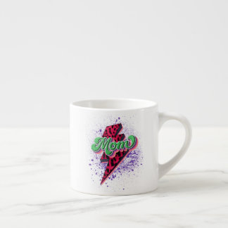 Retro-Mama-Sublimierung-Design, Retro-Mama Leopard Espressotasse