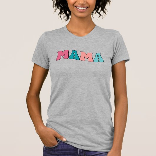 Retro Mama T-Shirt (Vorderseite)