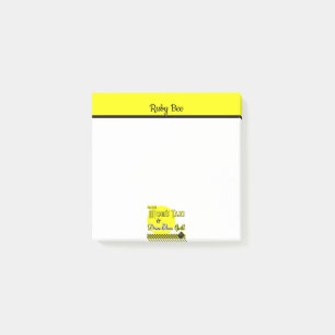 Retro Mamas Taxi und Drive-Thru Grill bearbeitbar Post-it Klebezettel